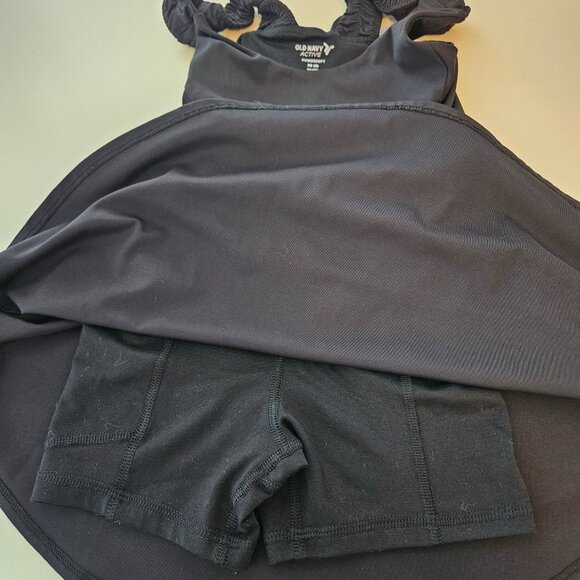 Old Navy Active Powersoft Girls Sports Dress Black Size XS (5) w/Built-in Shorts - Picture 5 of 5